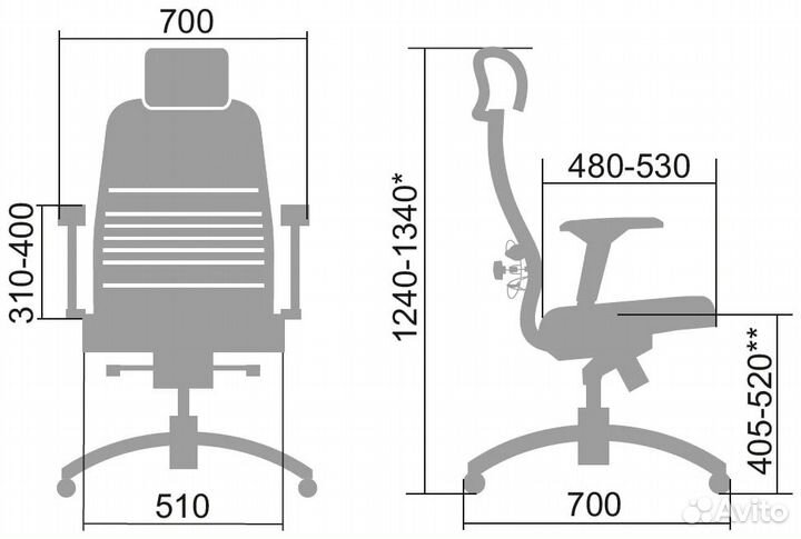 Компьютерное кресло 503