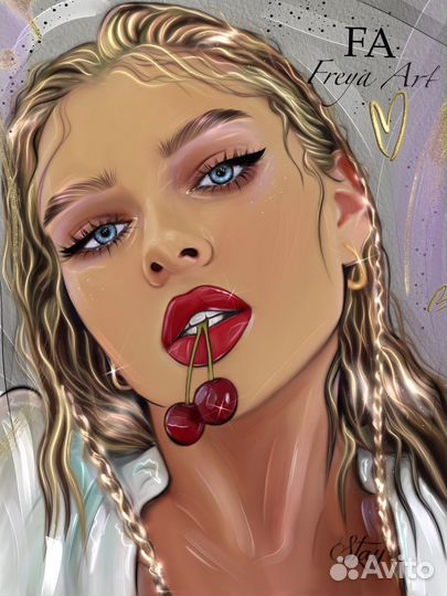 Портреты Арты на заказ на холсте