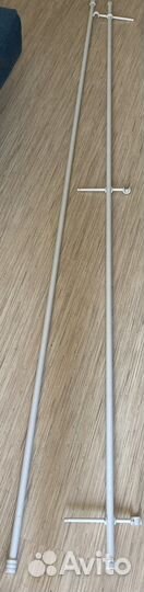 Карнизы для штор двухрядный металлический