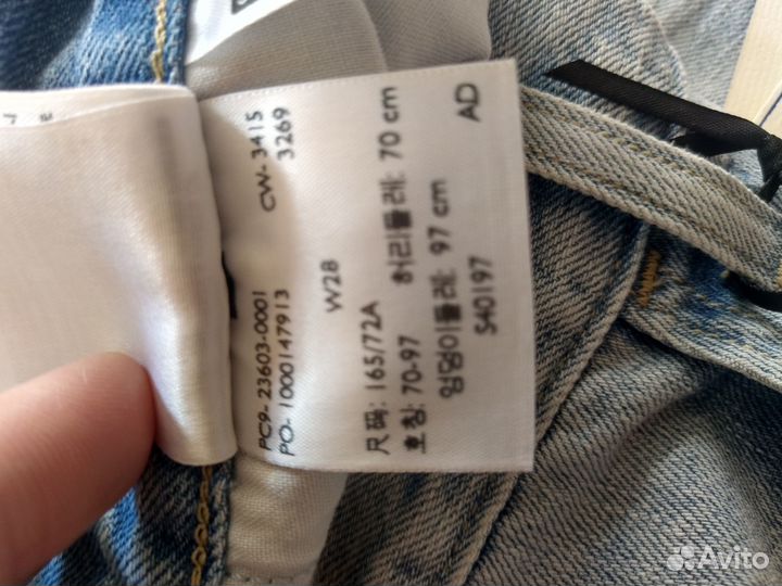 Джинсовая юбка levi's 28