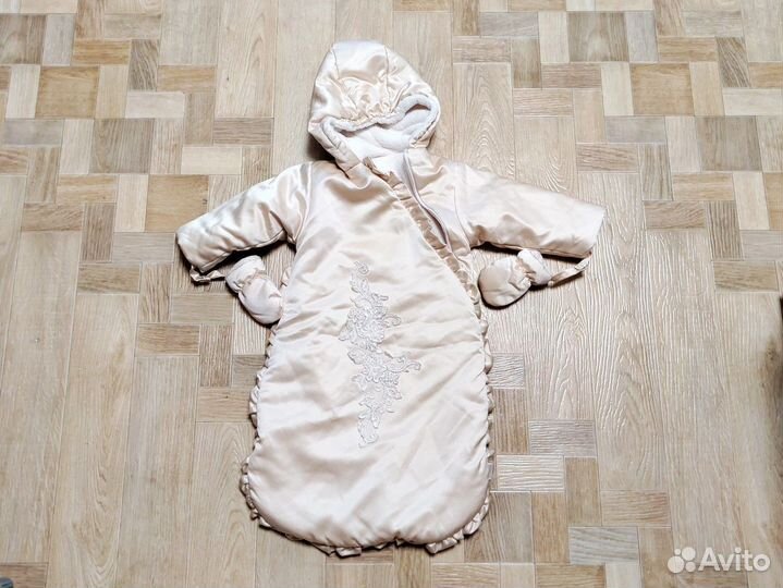 Конверт кокон на выписку демисезон