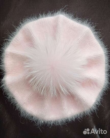 Помпон из меха енота