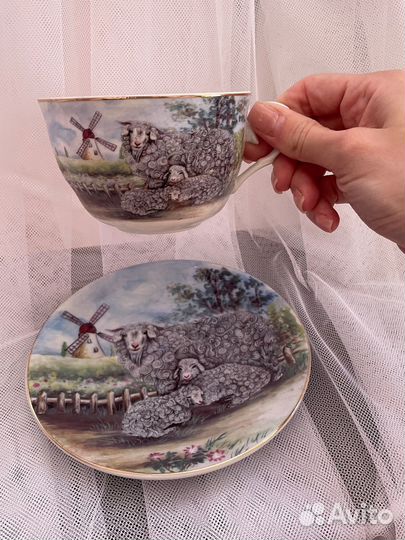 Чайная пара фарфор, набор на подарок