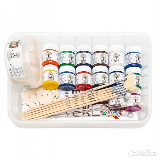 Набор красок эбру 
