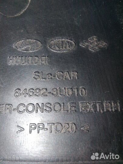 Накладка панели центральной консоли KIA Sportage 3