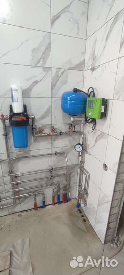 Отопление, теплый пол, водоснабжение под ключ