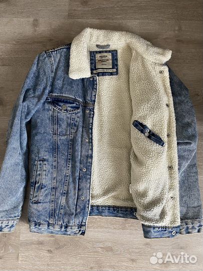 Джинсовая куртка pull bear мужская