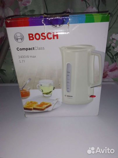 Чайник электрический Bosch TWK3A017 новый