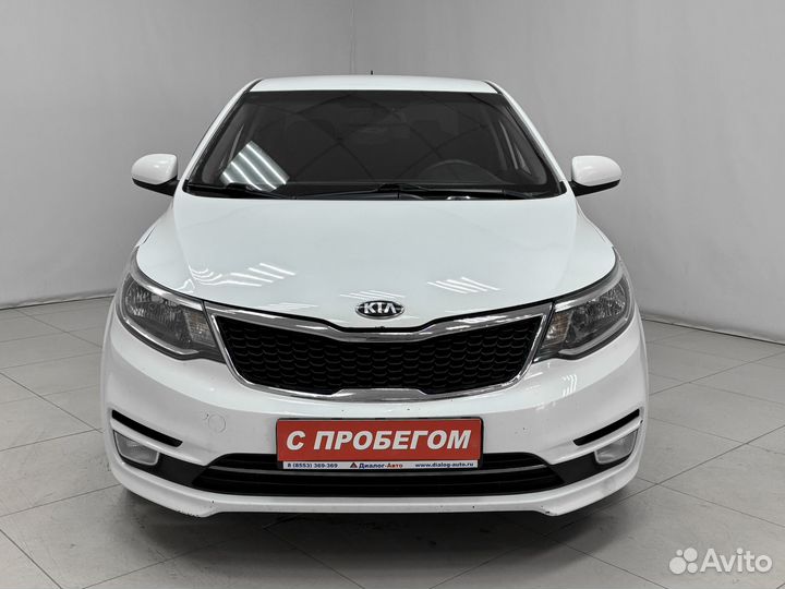 Kia Rio 1.4 МТ, 2016, 124 050 км