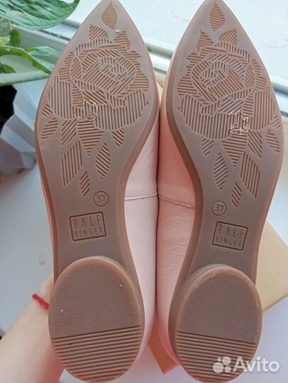 Балетки натуральная кожа 37