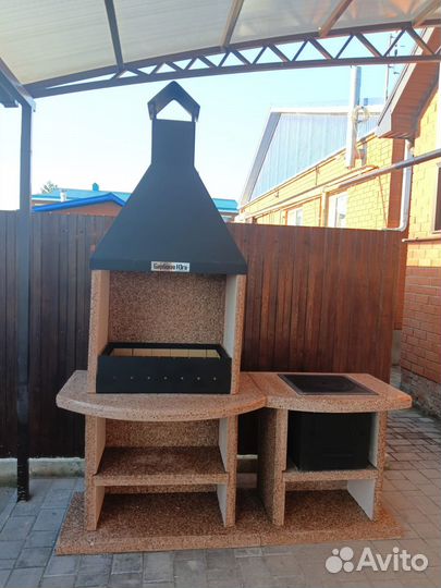 Мангальная зона от производителя/барбекю