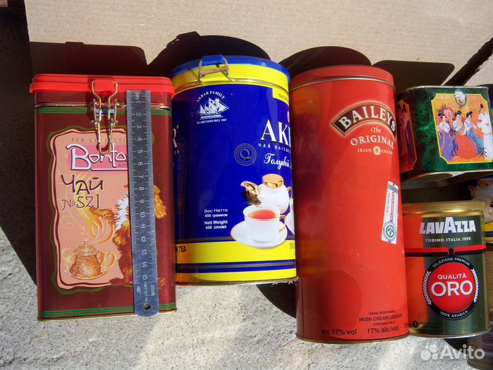 Жестяные емкости для хранения