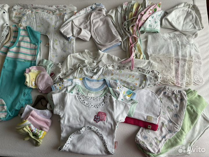 Вещи пакетом для новорожденной девочки