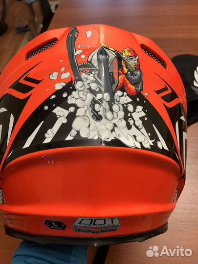 Шлем FLY racing F2 carbon