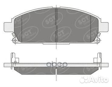 Колодки тормозные SP338 SCT