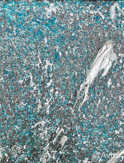 Картина белая Бабочка. Бирюзовая картина Бабочка