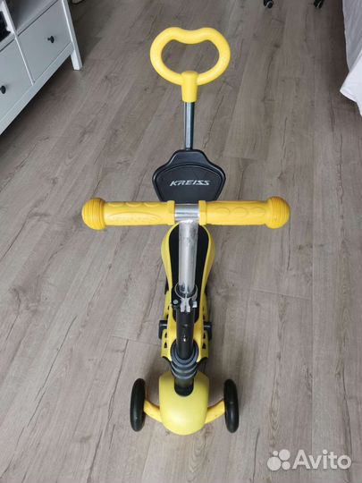 Самокат трехколесный kreiss 3 в 1