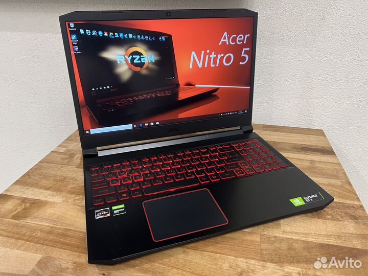 2021 Nitro Ryzen 5 12 ядер 16Gb GTX1650Ti SSD512Gb