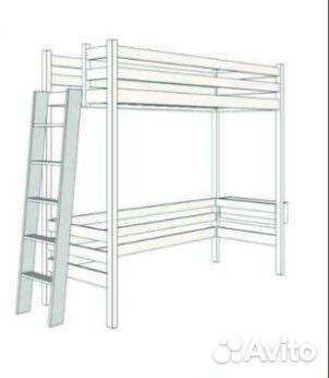 Детская кровать Чердак