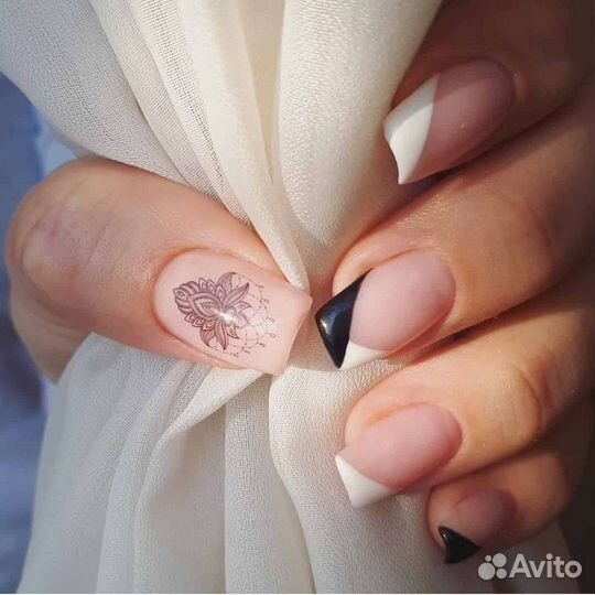 Наращивание, укрепление,покрытие ногтей гель лаком