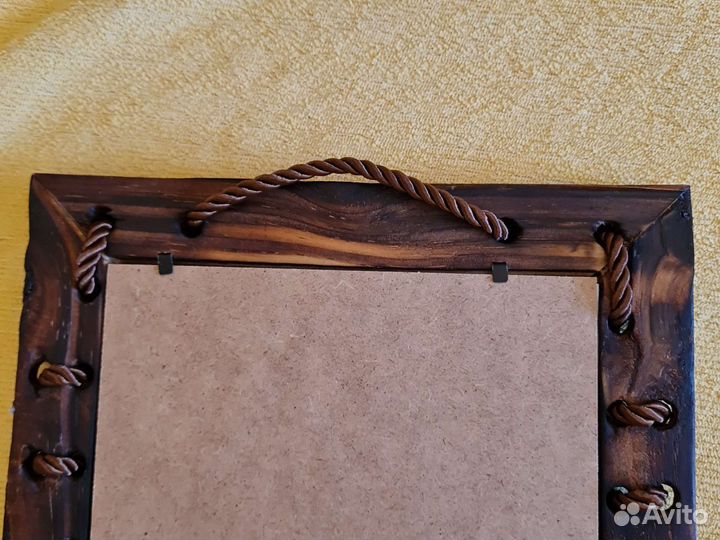 Фоторамка на 3 фото ручной работы