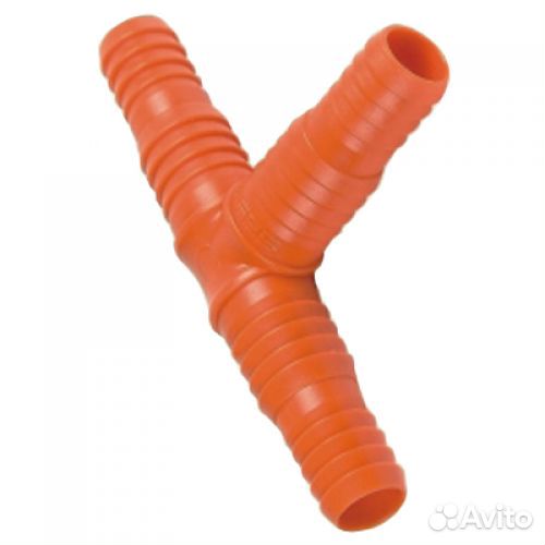 Тройник на шланг D20мм. пластмассовый