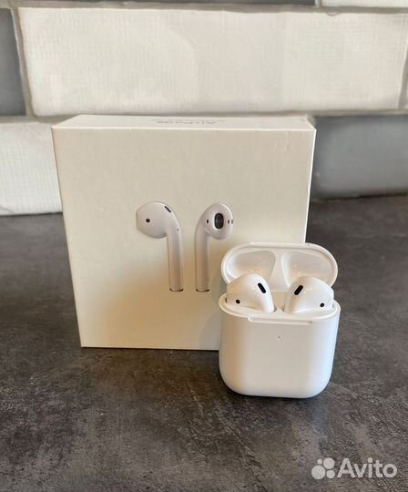 Беспроводные наушники apple airpods 2