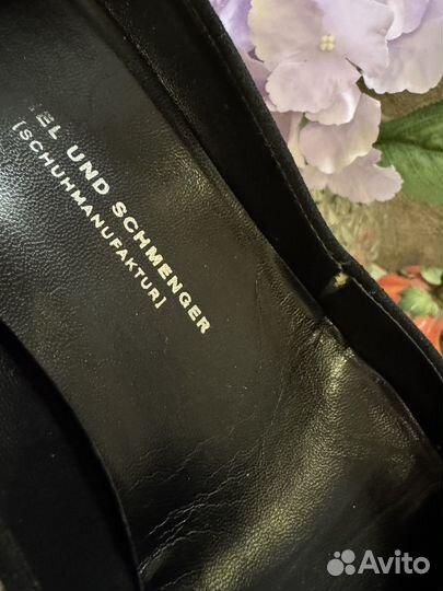 Туфли kennel & schmenger замша 37-37.5