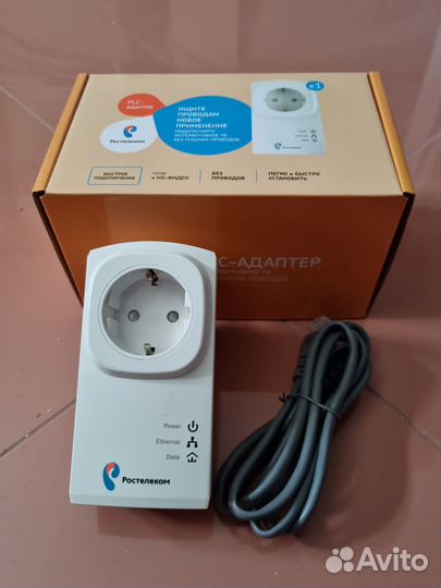 PLC адаптер со встроенной розеткой RP-501-1