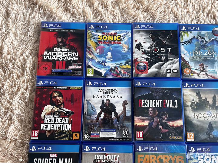 Игры на ps4 диски бу