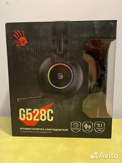Игровая гарнитура A4Tech Bloody G528C USB