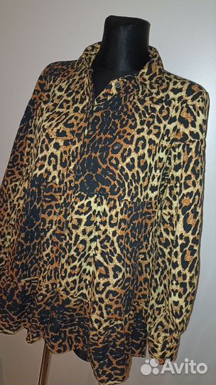 Леопардовая блузка Topshop m