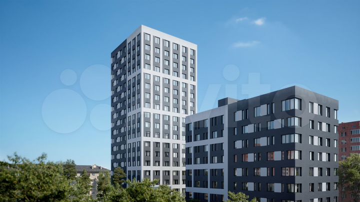 Квартира-студия, 28,1 м², 3/19 эт.