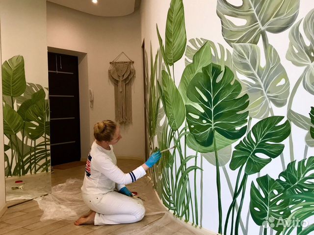 Графити, фрески на стене