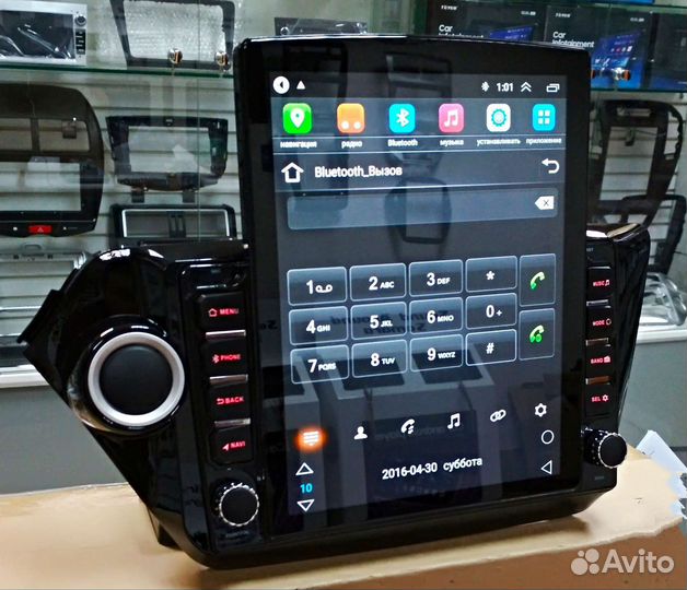 Kia Rio 3 магнитола Tesla Android новая гарантия