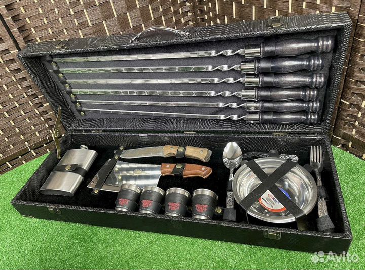 Шашлычный набор в кейсе