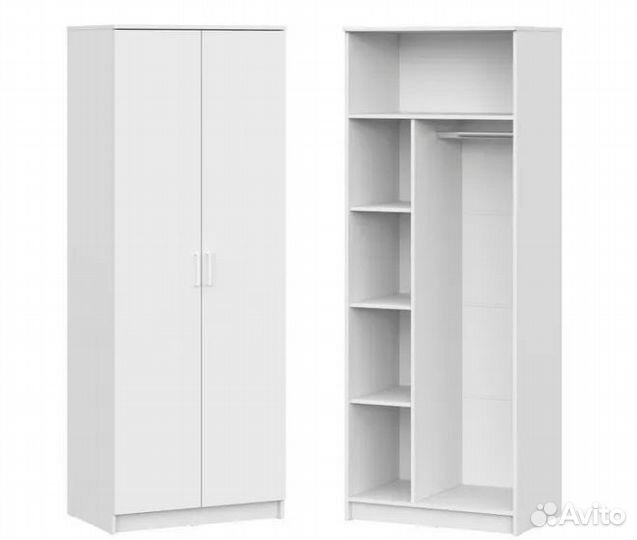 Шкаф распашной белый