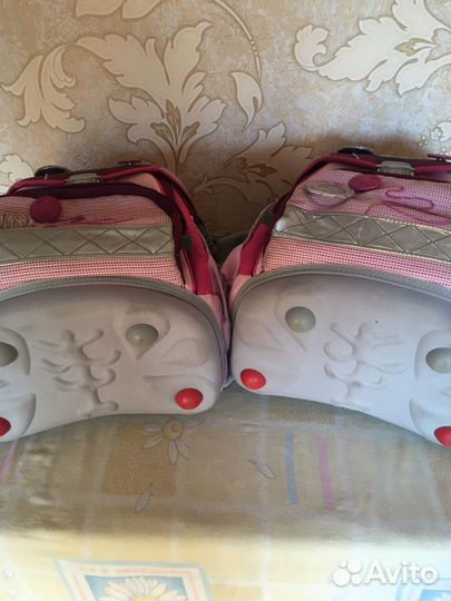 Ранцы для близнецов б/у Hama Kitty+ мешок для обув