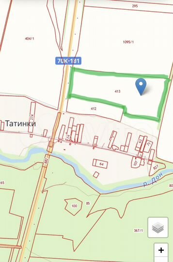 Участок 78 га (СНТ, ДНП)