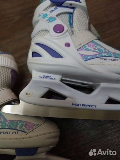 Коньки для девочки 26-31