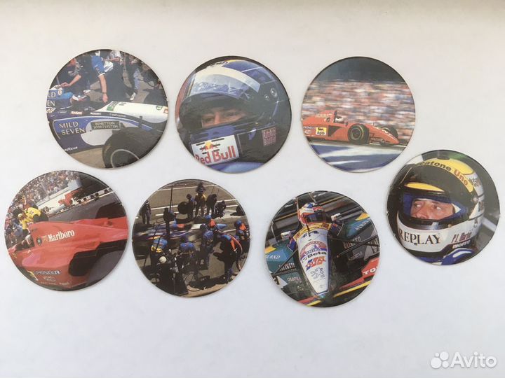 Фишки из 90х,power caps F1 (редкие)