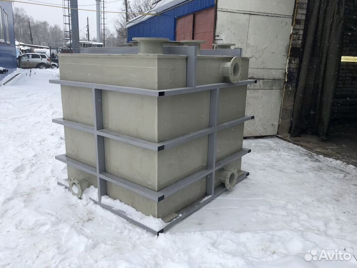 Прямоугольная емкость пластик, от 5000 литров