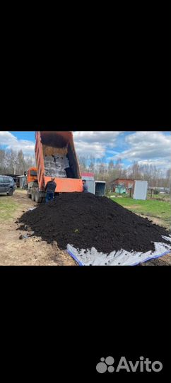 Плодородный грунт с доставкой, торф, Чернозем