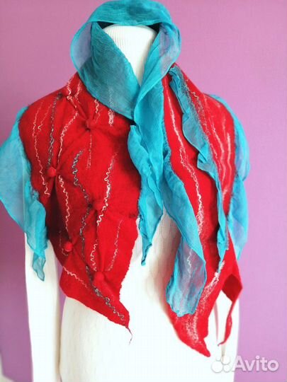 Шарф валяный