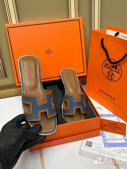 Шлепки женские Hermes