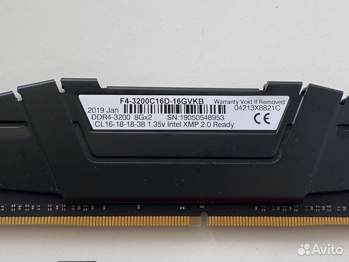 Память G.Skill 16 Гб DDR4