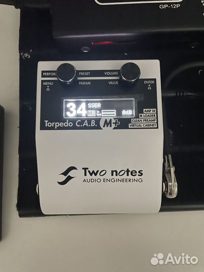 Two notes torpedo cab m plus