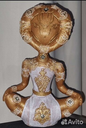 Интерьерная кукла ручной работы Лев