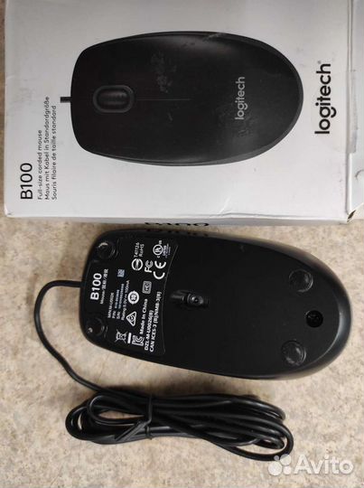 Мышь Logitech B100
