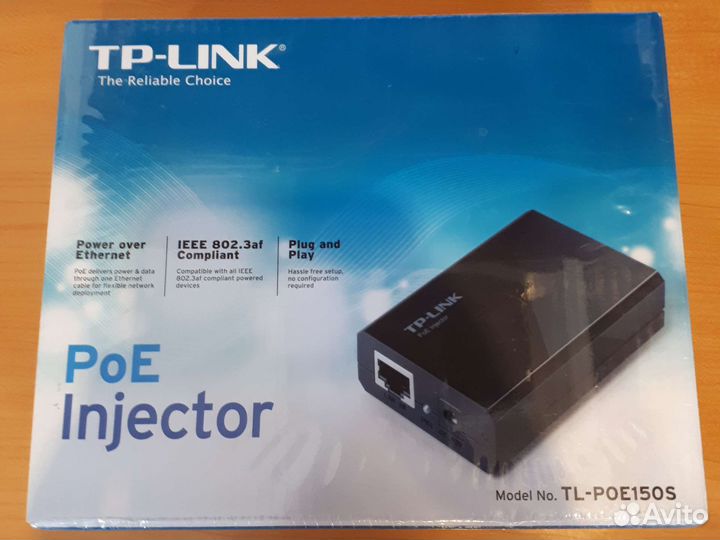 Адаптер, Инжектор PoE TP-Link PoE150S
